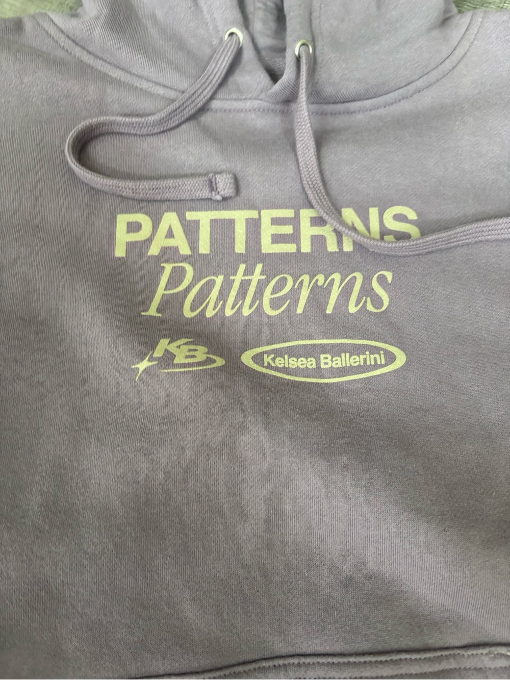 Patterns Pullover Hoodie - Gray Women's Hoodie - Picture 2 of 5